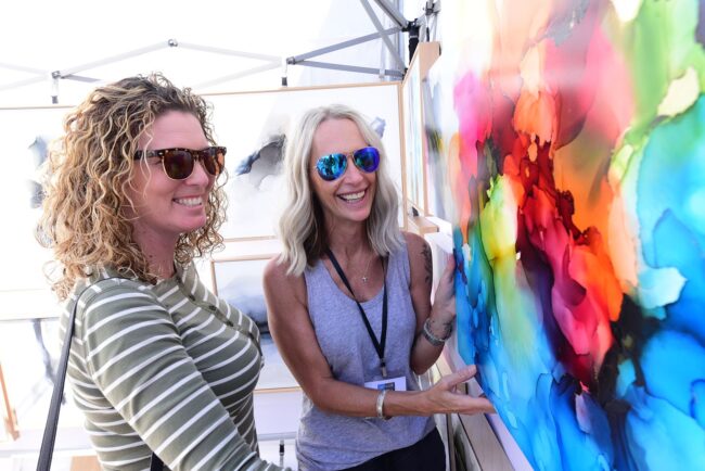 Outdoor art festival Carlsbad