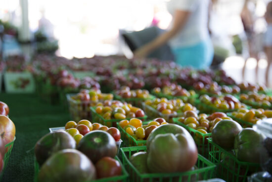 Fresh produce tomatoes Carlsbad Farmers Market