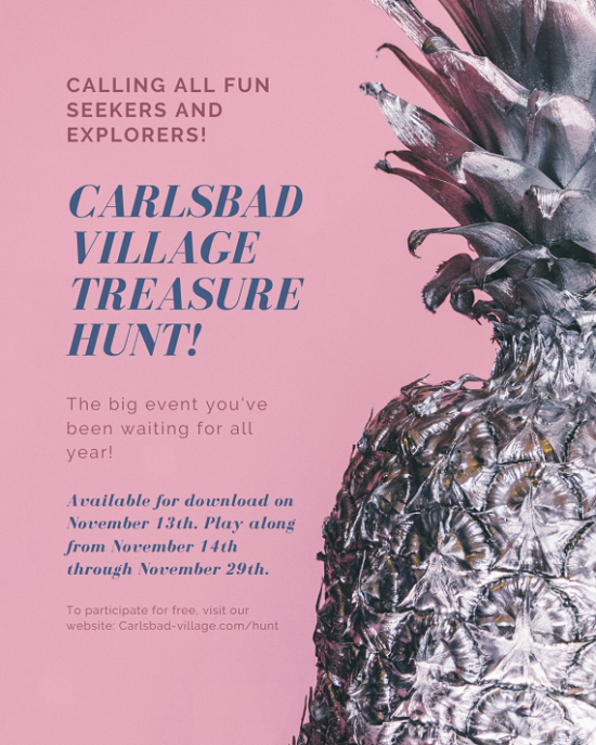 Carlsbad Small Business Saturday 2020 Treasure Hunt